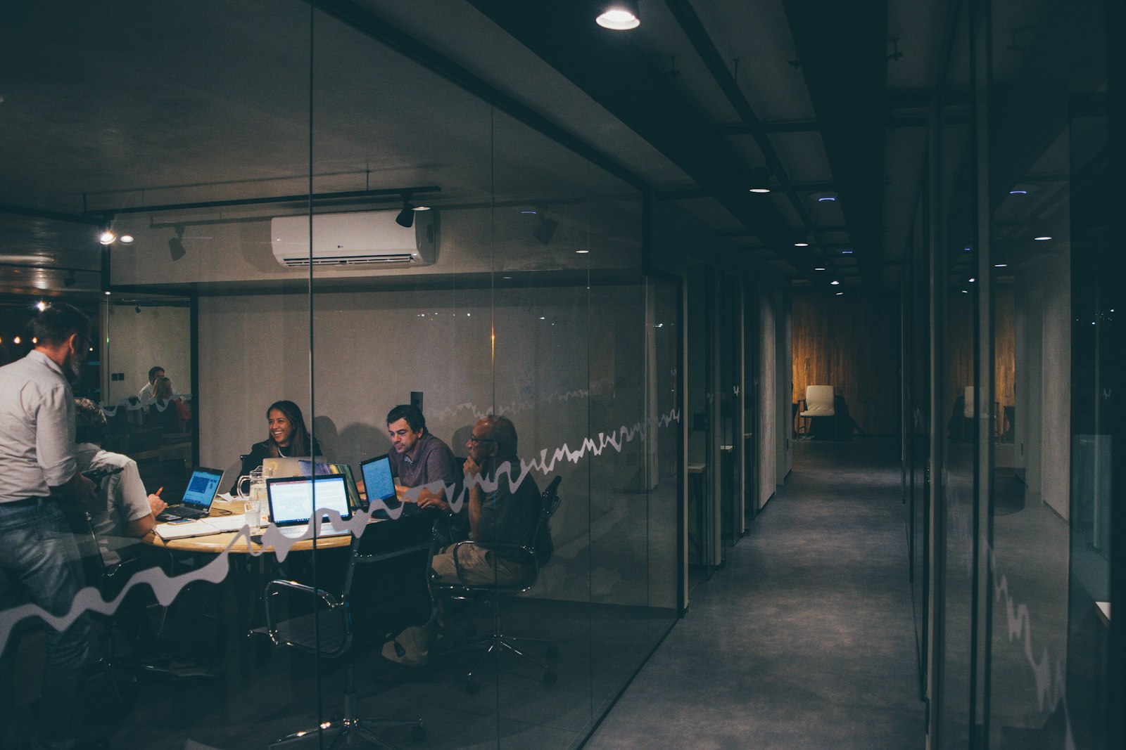 Marketing Funnel: Team bespricht die Strategie in einem Meeting